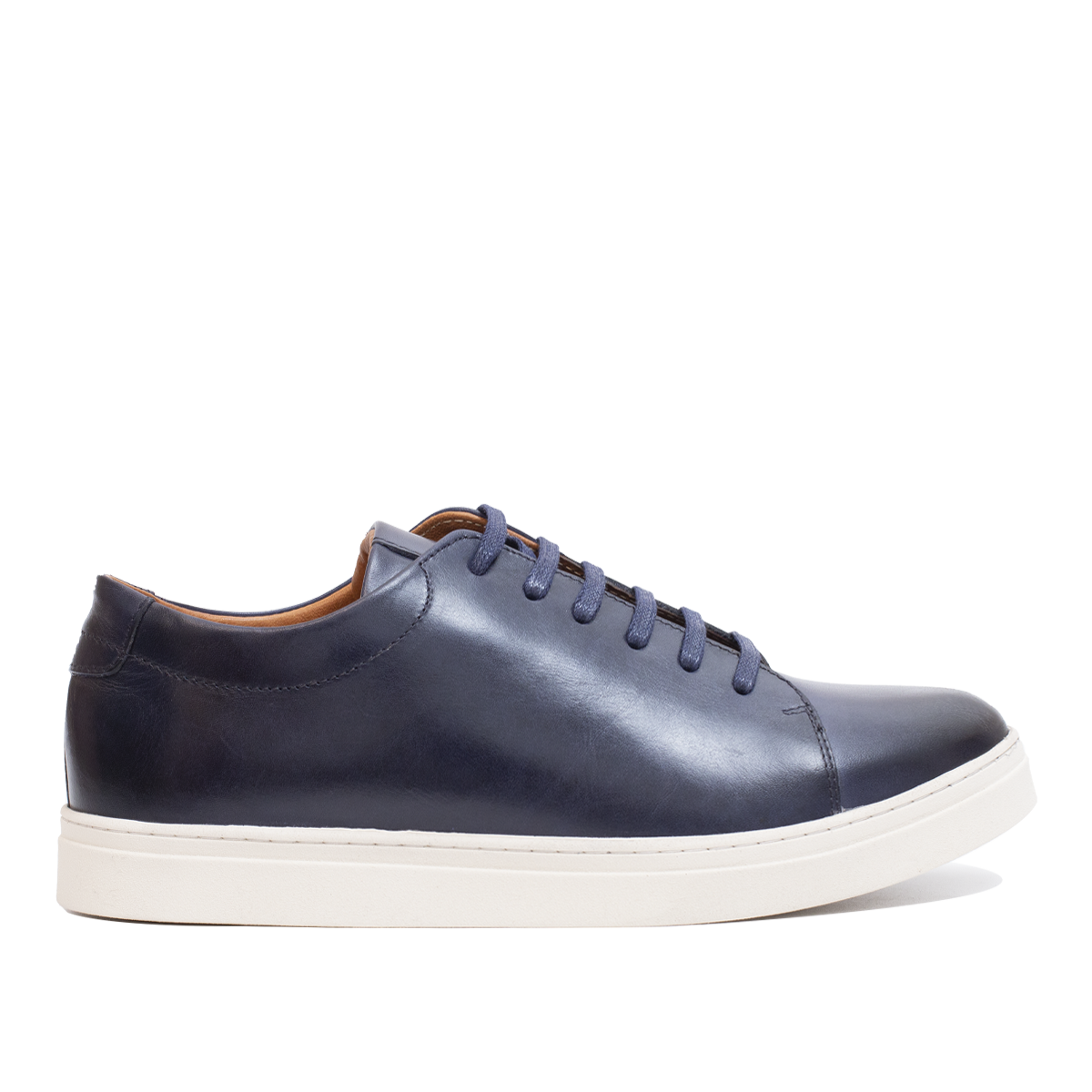 BASKET CUIR BLEU 08