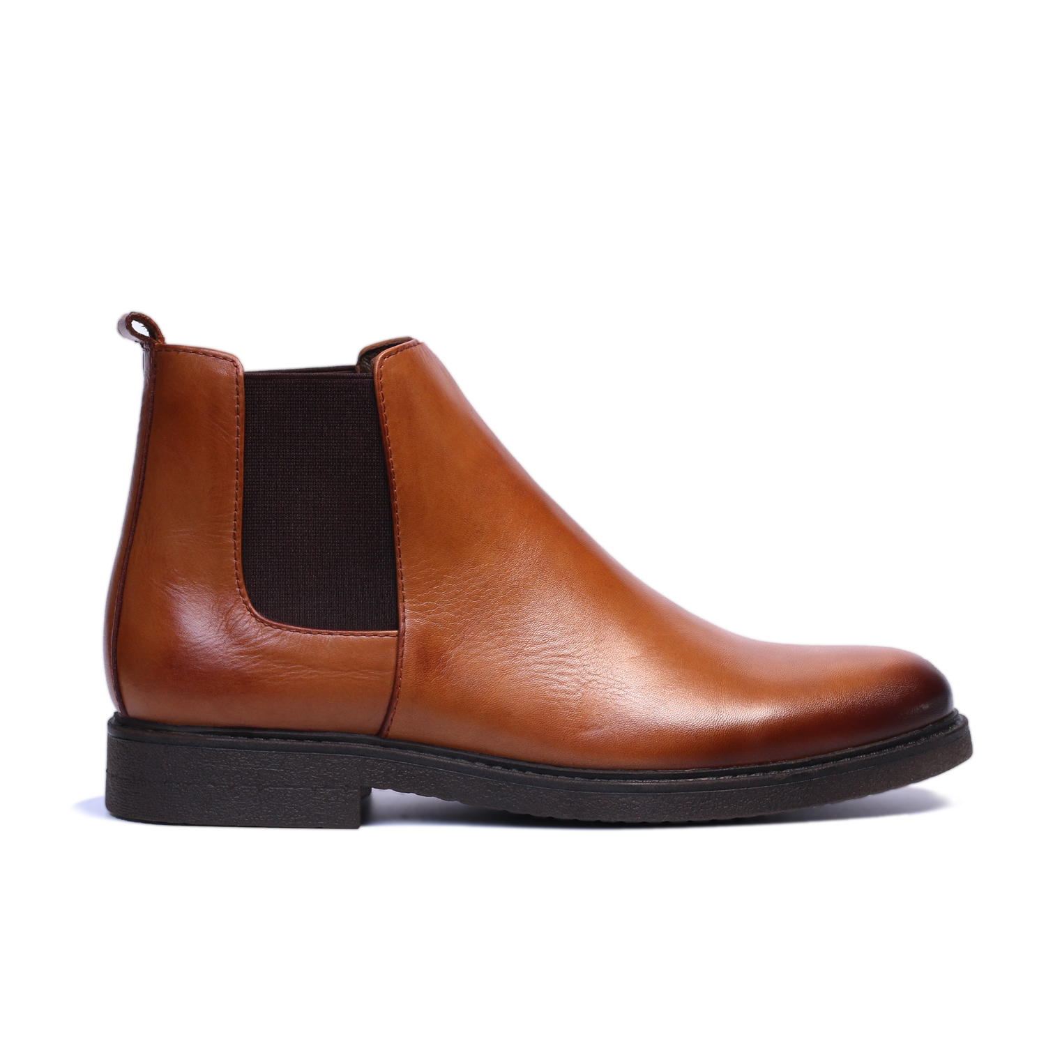 Chelsea boots en cuir Tabac 1115