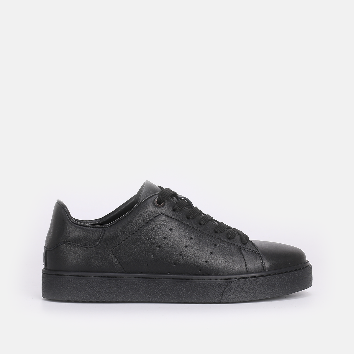 739F Baskets en cuir Noir