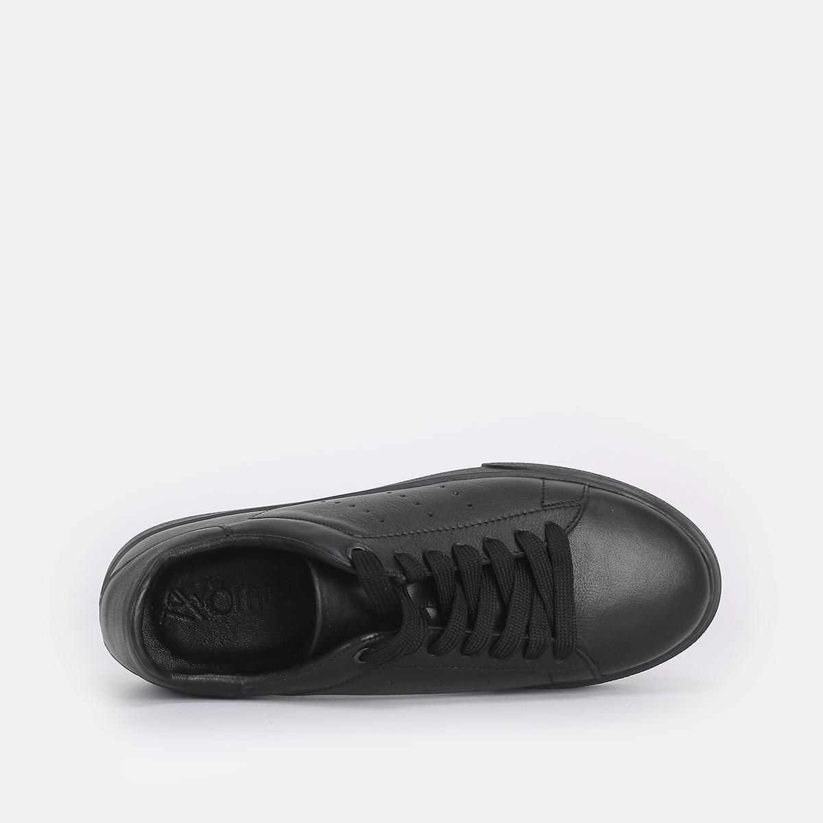 739F Baskets en cuir Noir