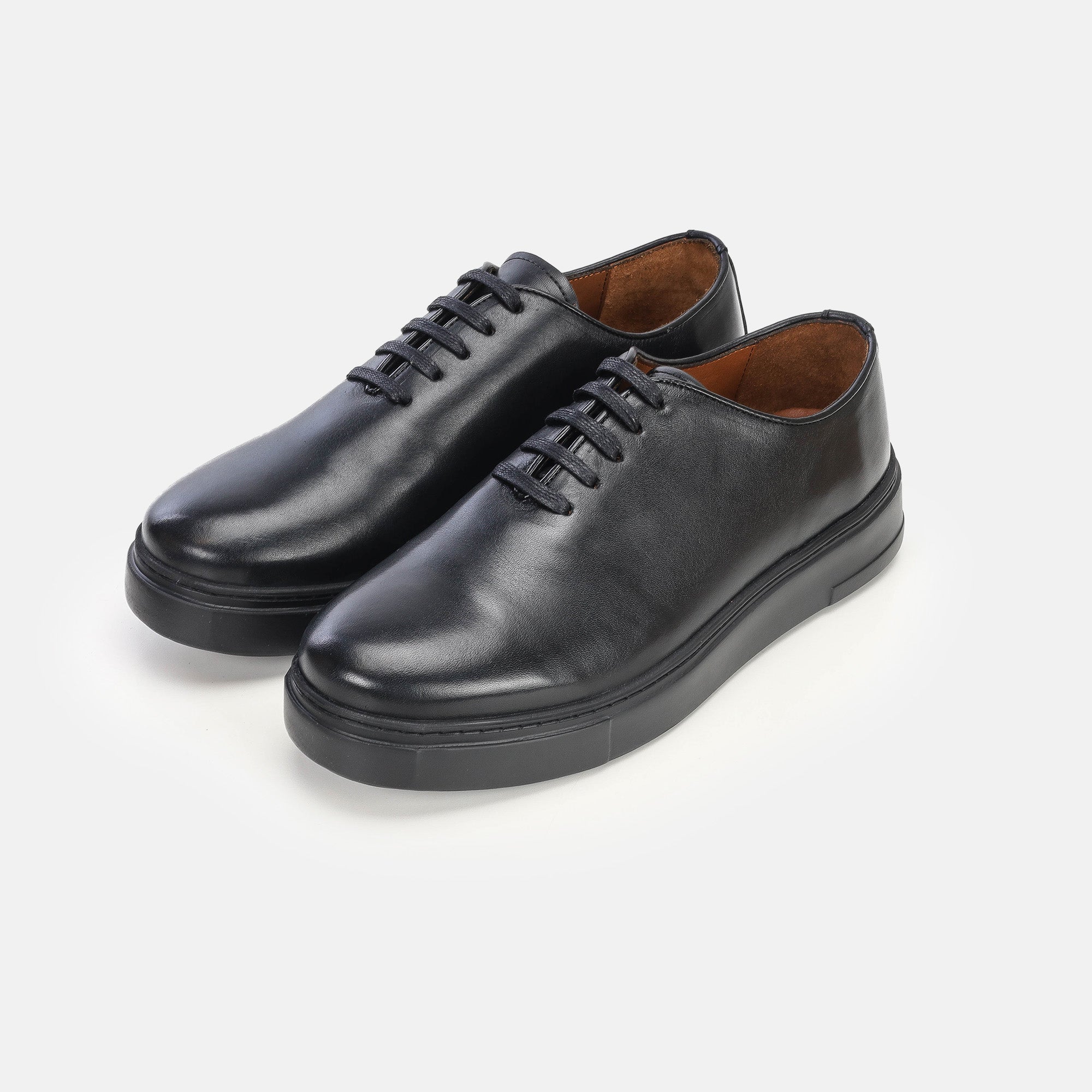 Dutone Sneakers / Basket en cuir NOIR