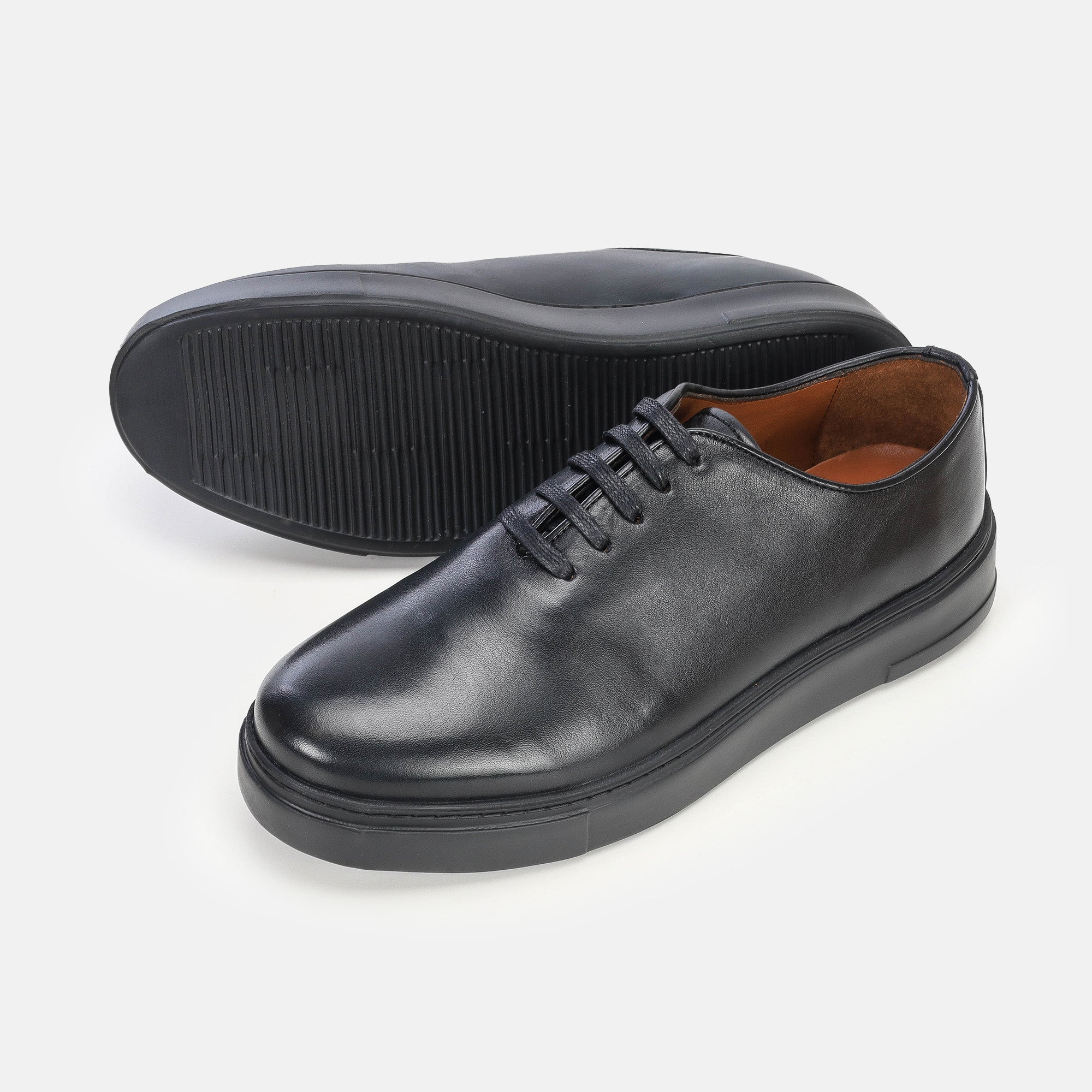 Dutone Sneakers / Basket en cuir NOIR