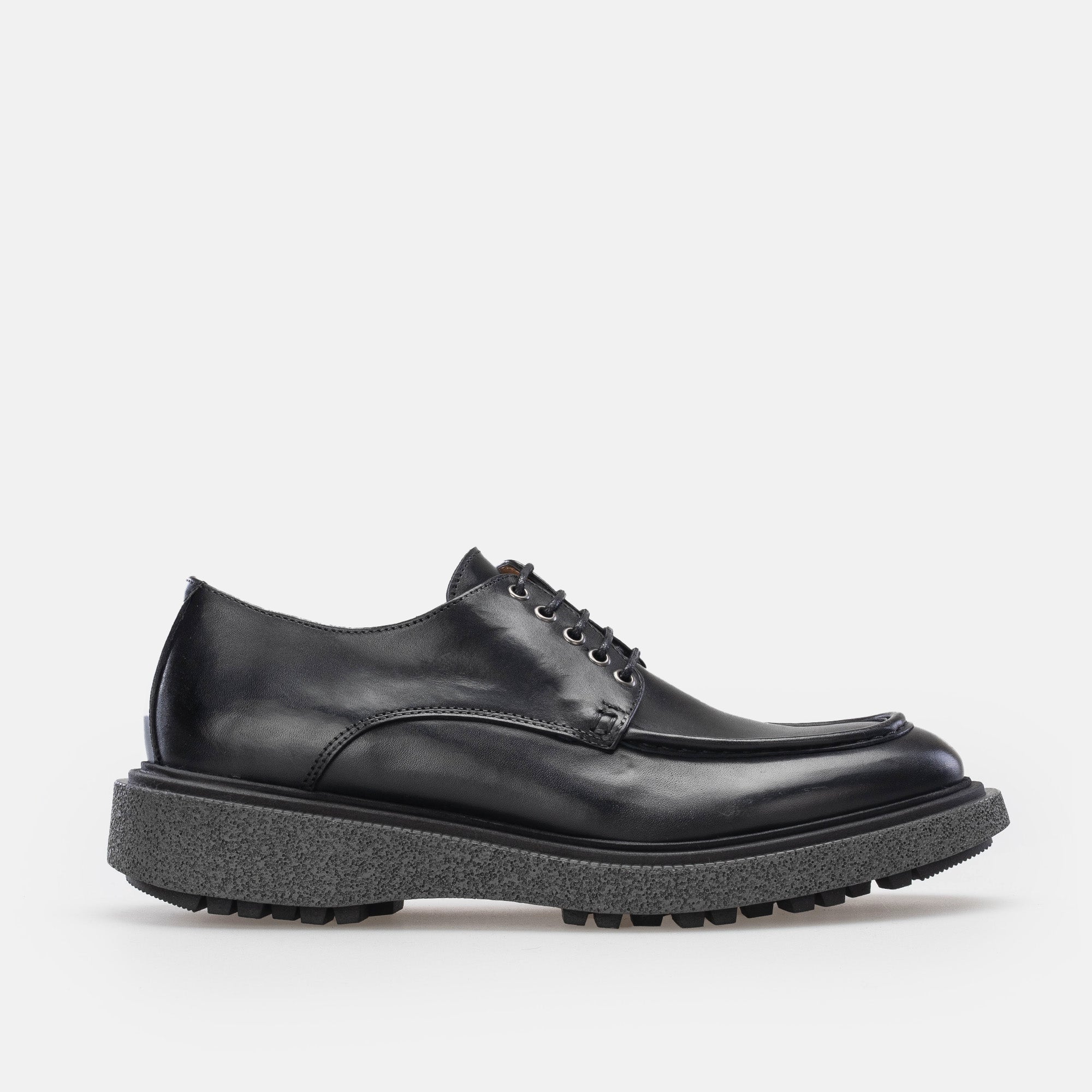 Robin  Derby en cuir noir