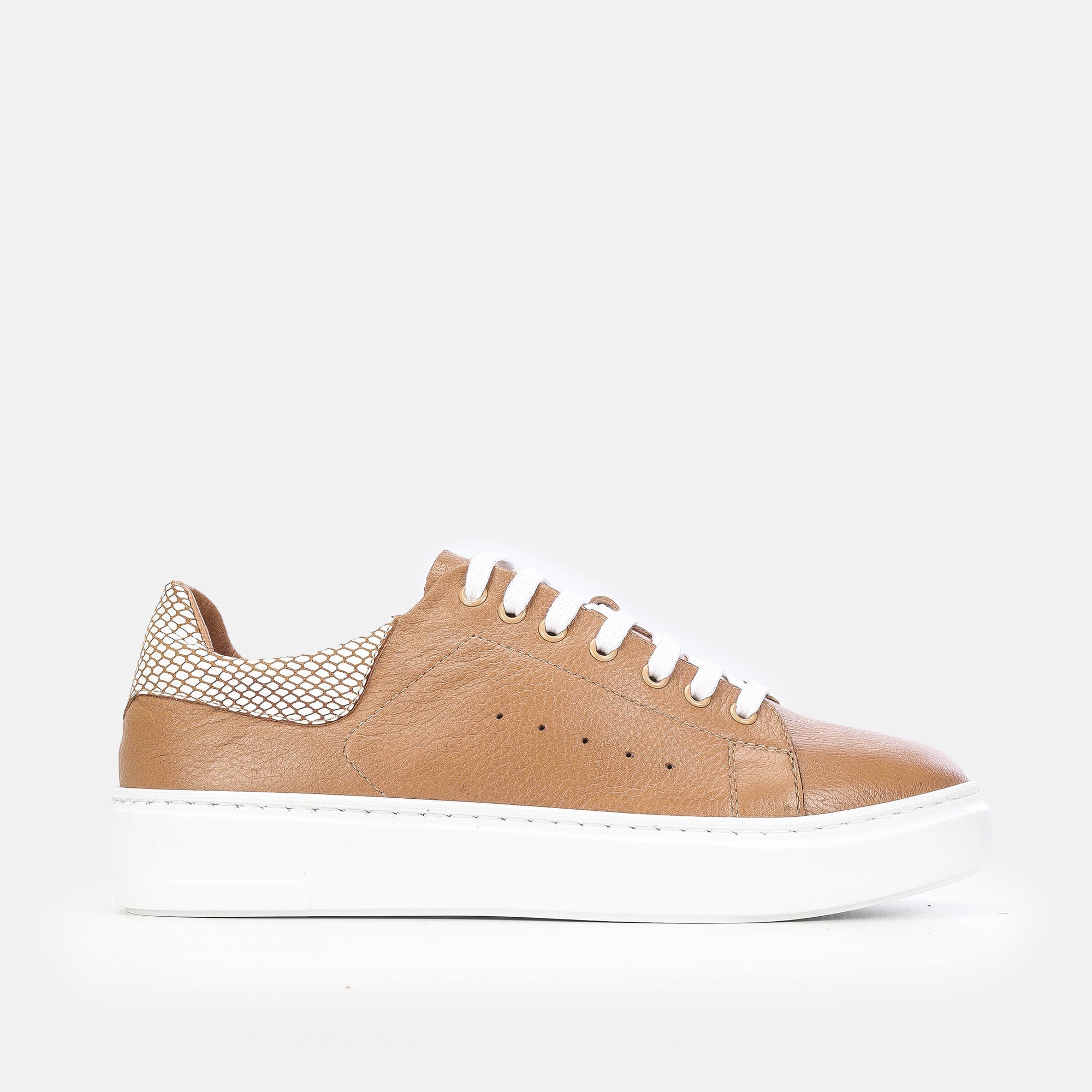 Odine en cuir tabac