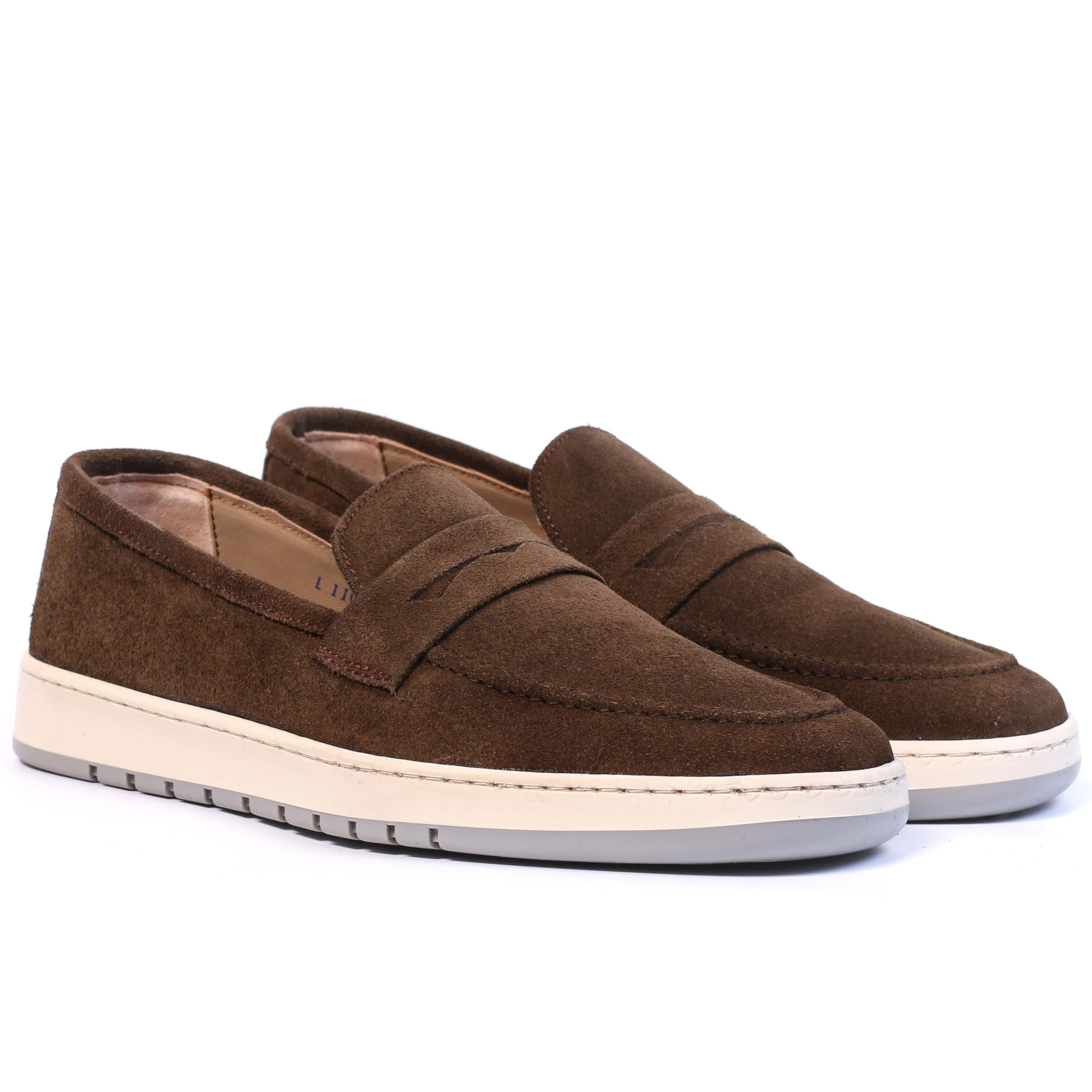 Chaussure en Daim Vert militaire - 1101
