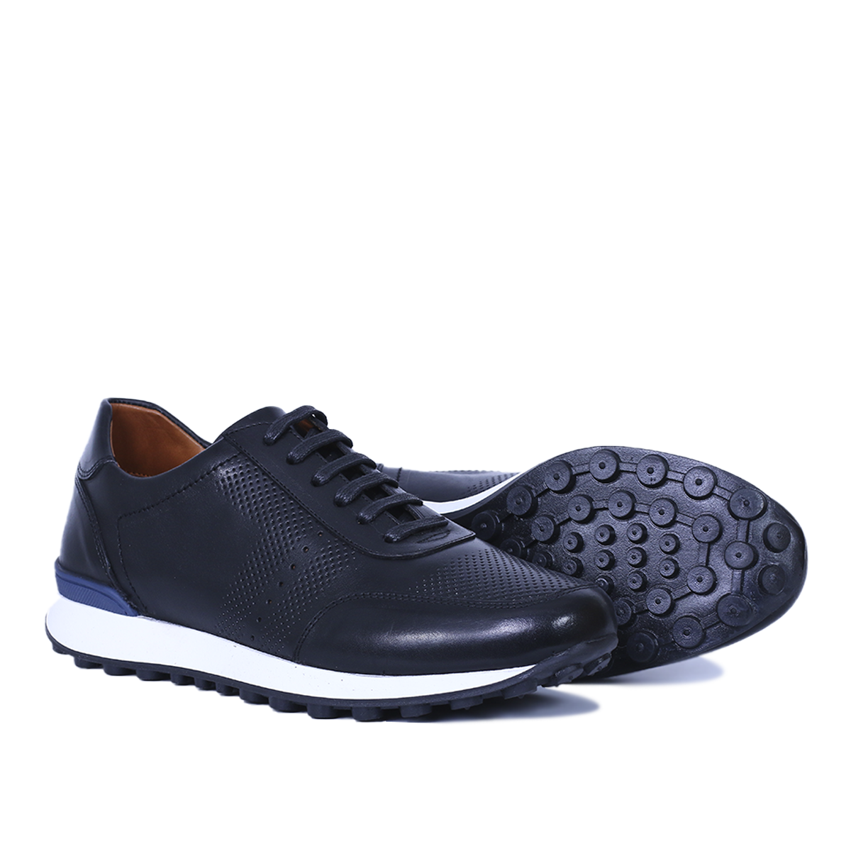 jacky Sneakers / Basket en cuir noir