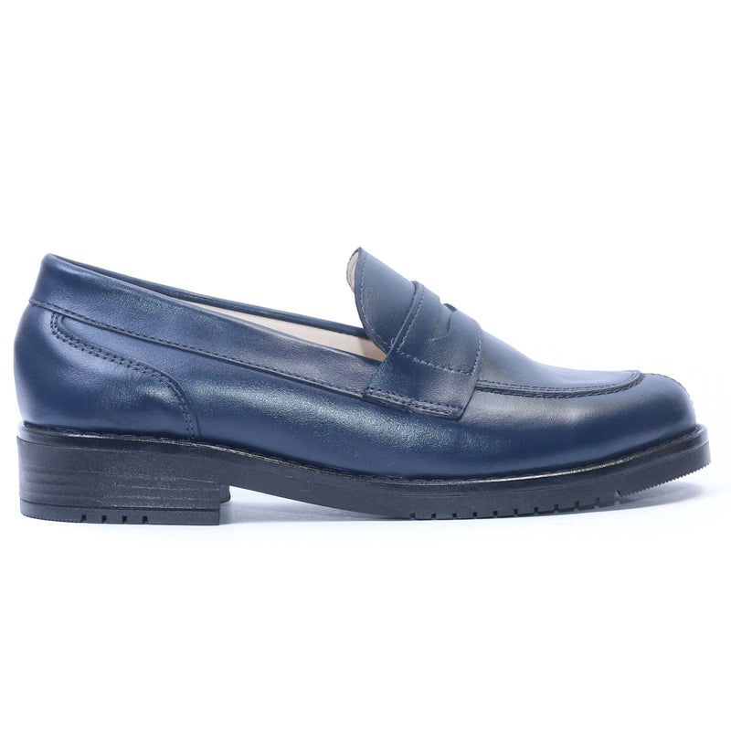 COLLEGE EN CUIR BLEU 1800
