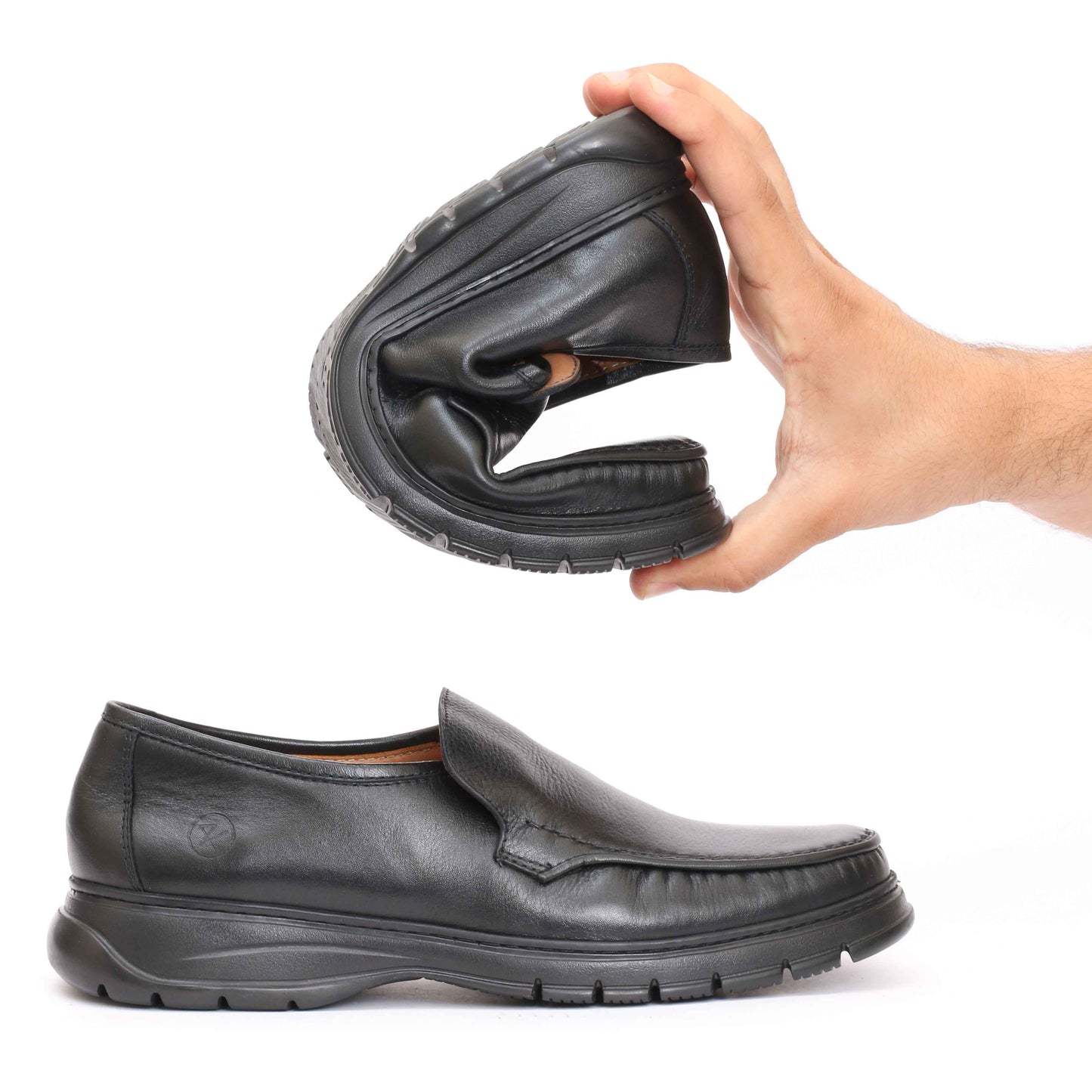 Chaussure en Cuir Noir-508