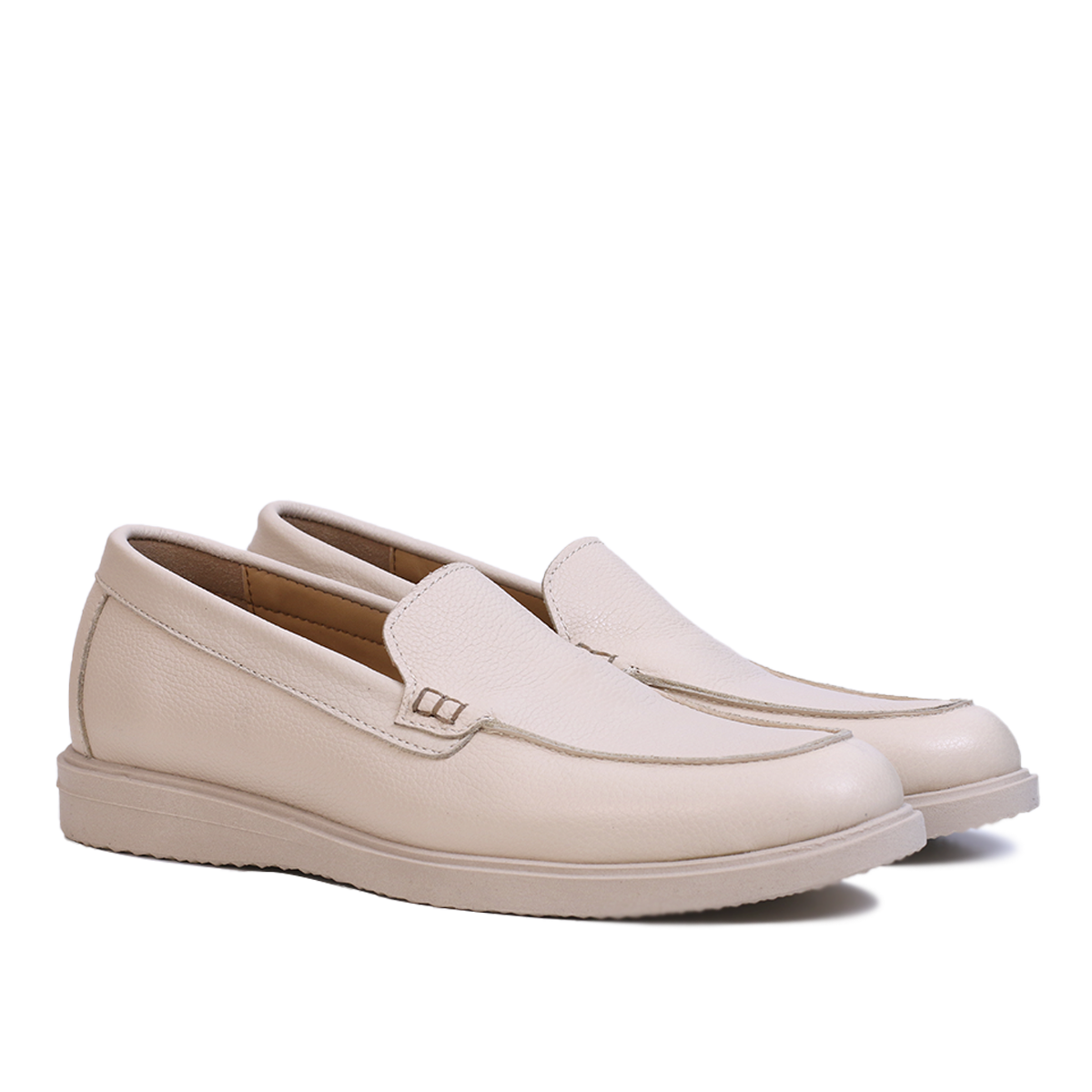 010 Mocassins Summer en cuir beige