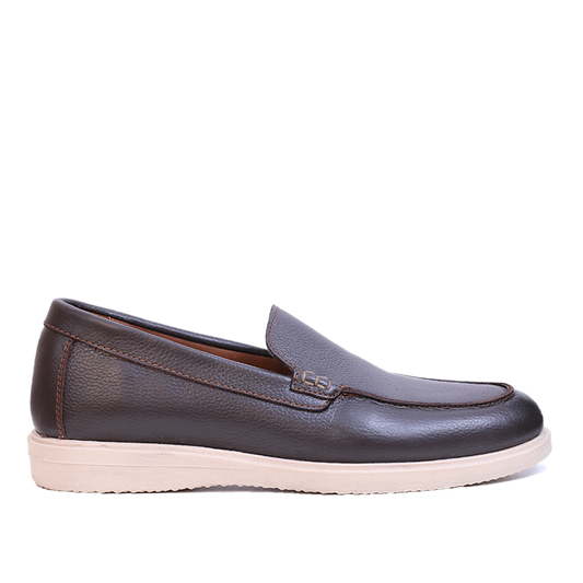 010 Mocassins Summer en cuir marron