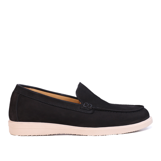 010 Mocassins Summer en nubuck Noir