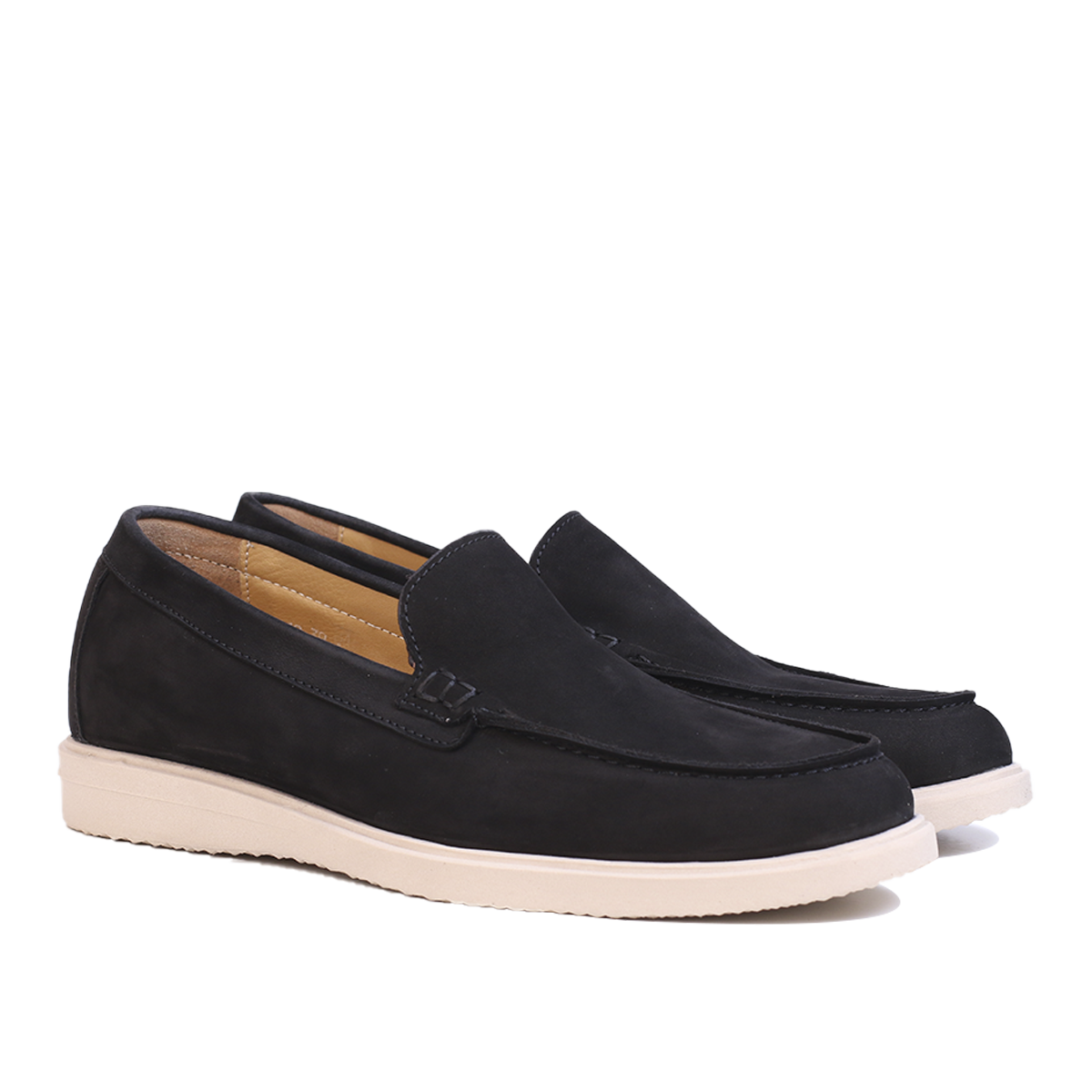010 Mocassins Summer en nubuck Noir