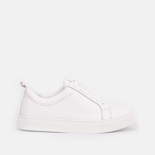 BASKET EN CUIR Blanc 073