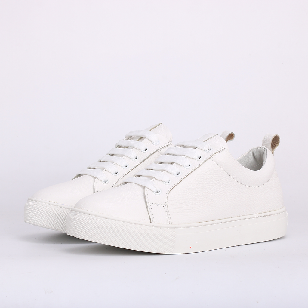 BASKET EN CUIR Blanc 073