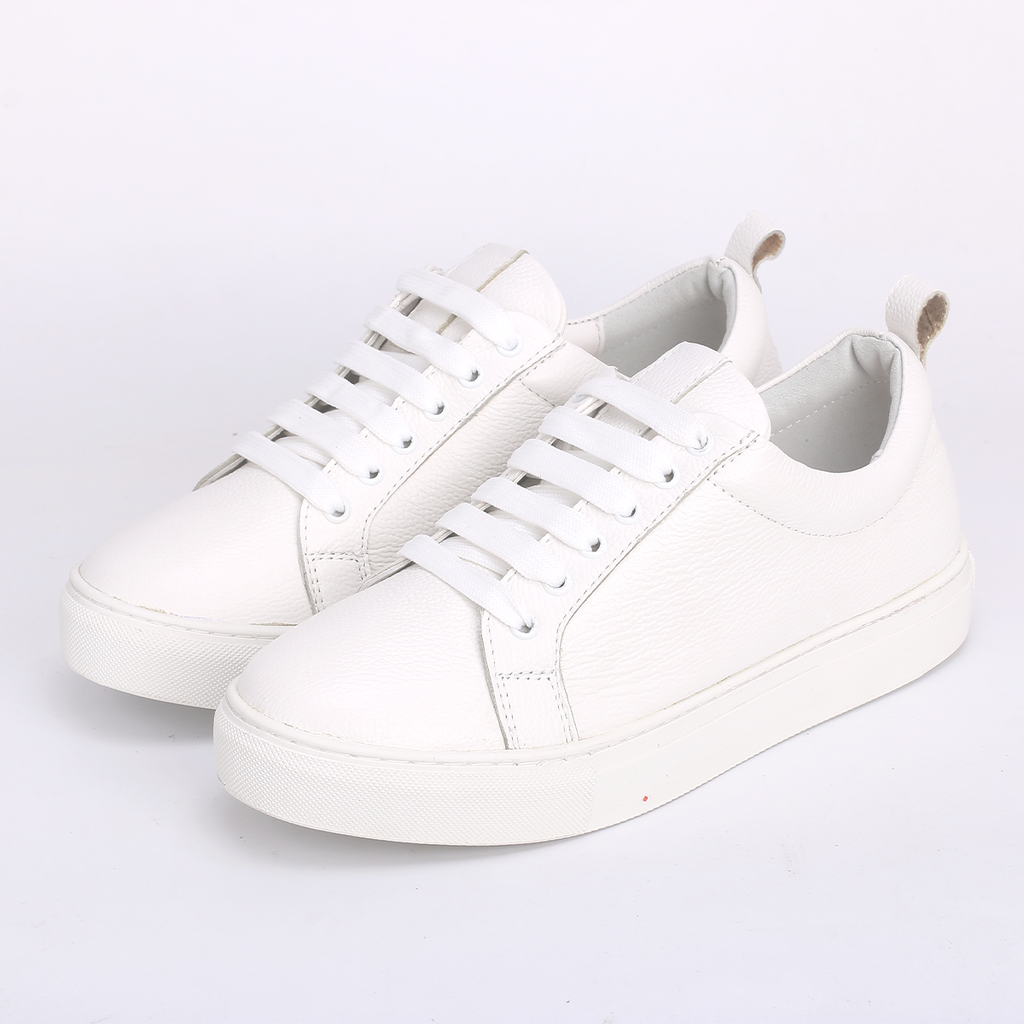 BASKET EN CUIR Blanc 073
