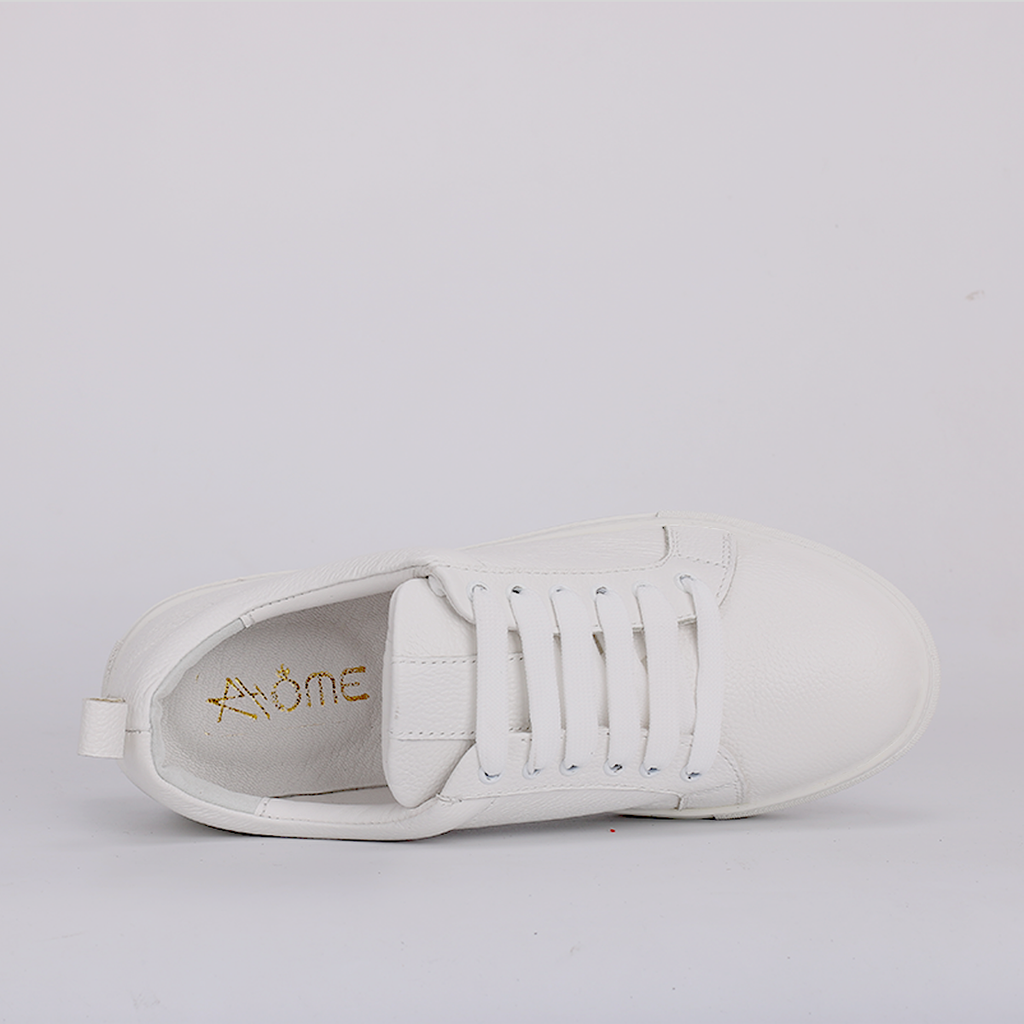 BASKET EN CUIR Blanc 073