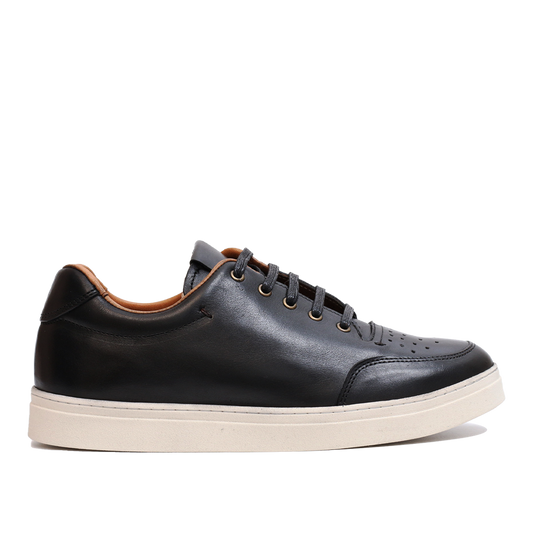 BASKET CUIR NOIR 088