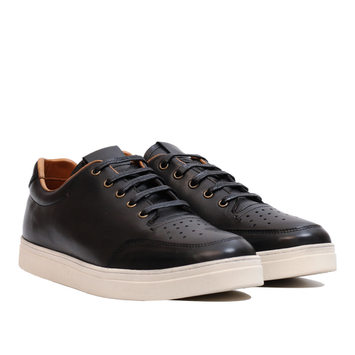 BASKET CUIR NOIR 088