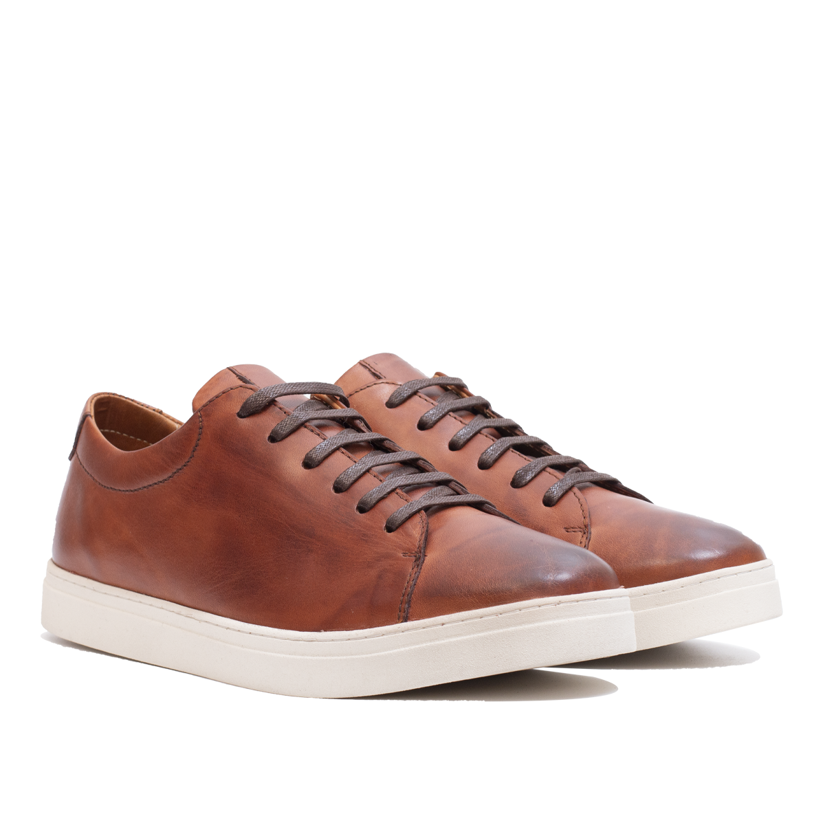 BASKET CUIR TABAC 08