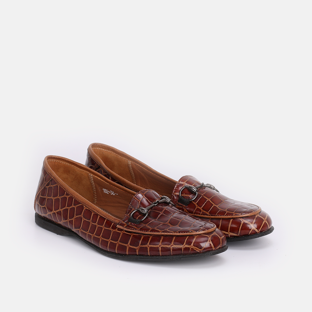 102 EFFECT CROCO MARRON