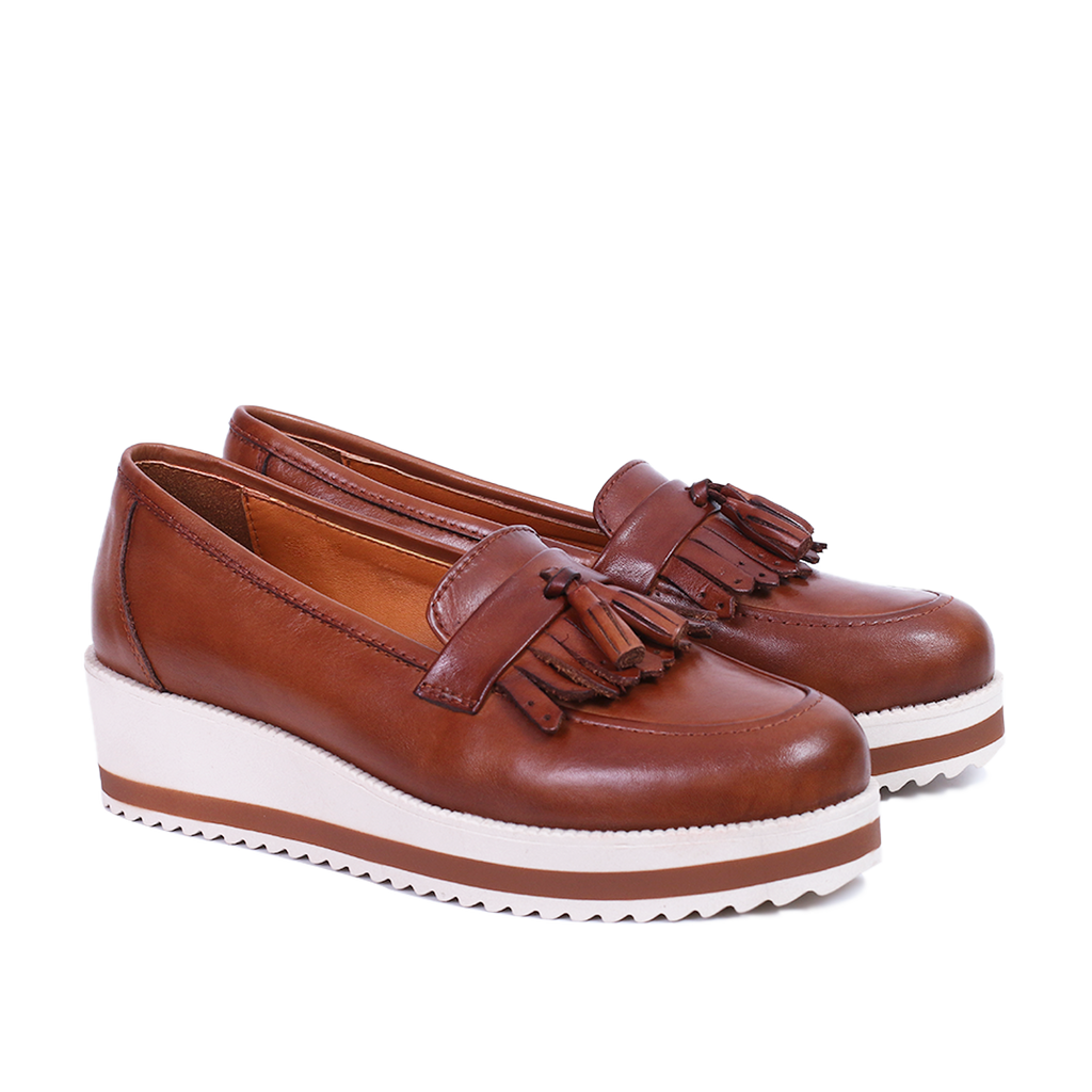 108 Chaussures en Cuir Tabac