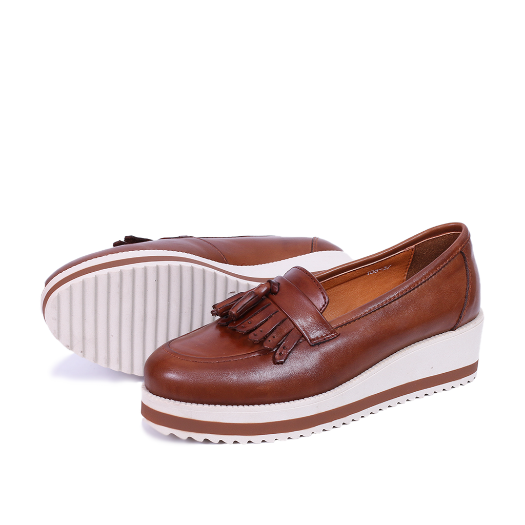 108 Chaussures en Cuir Tabac