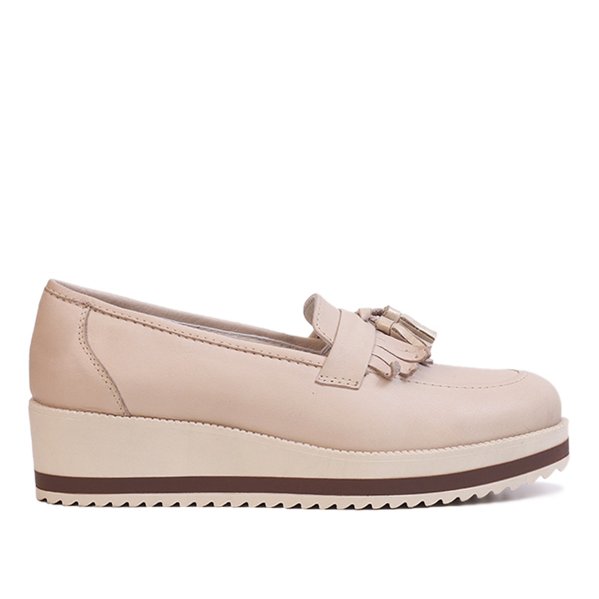 108 Chaussures en Cuir Beige