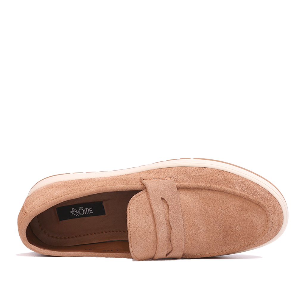 Chaussure en Daim Beige - 1101