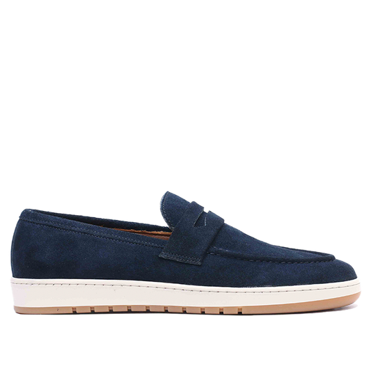 Chaussure en Daim bleu marine  - 1101
