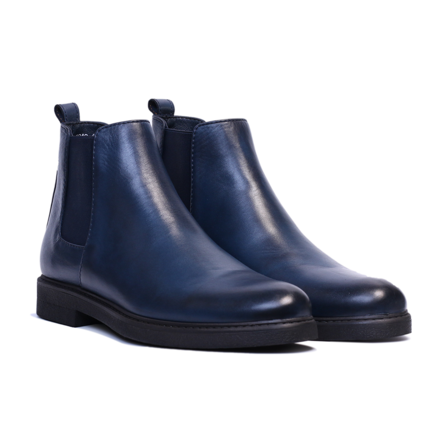 Chelsea boots en cuir BLEU 1115