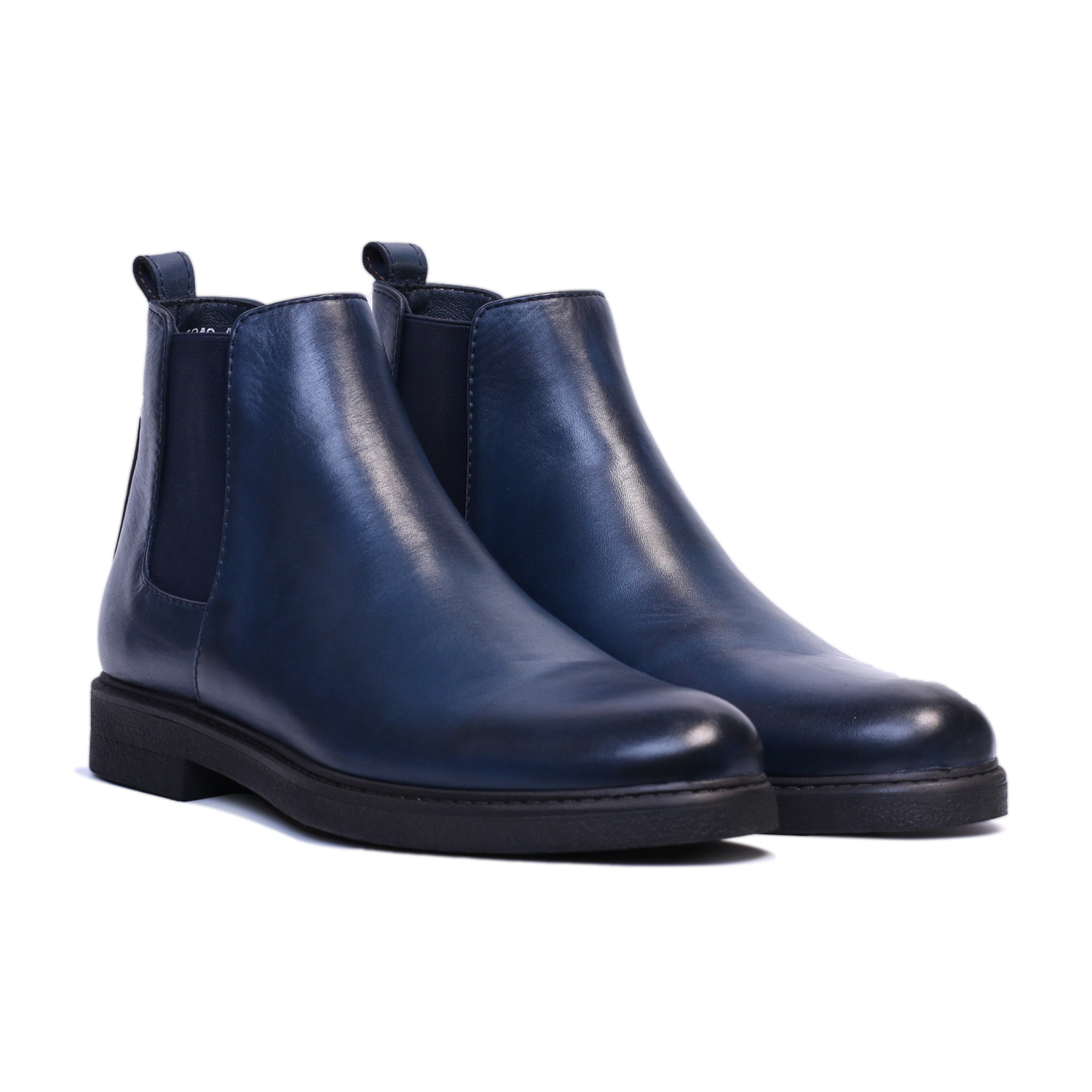 Chelsea boots en cuir BLEU 1115