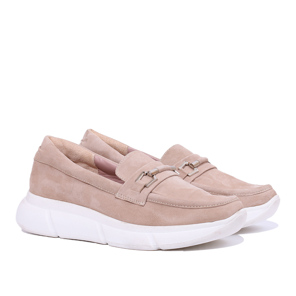 117 mocassins en beige
