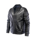 Blouson en cuir  Noir 1212