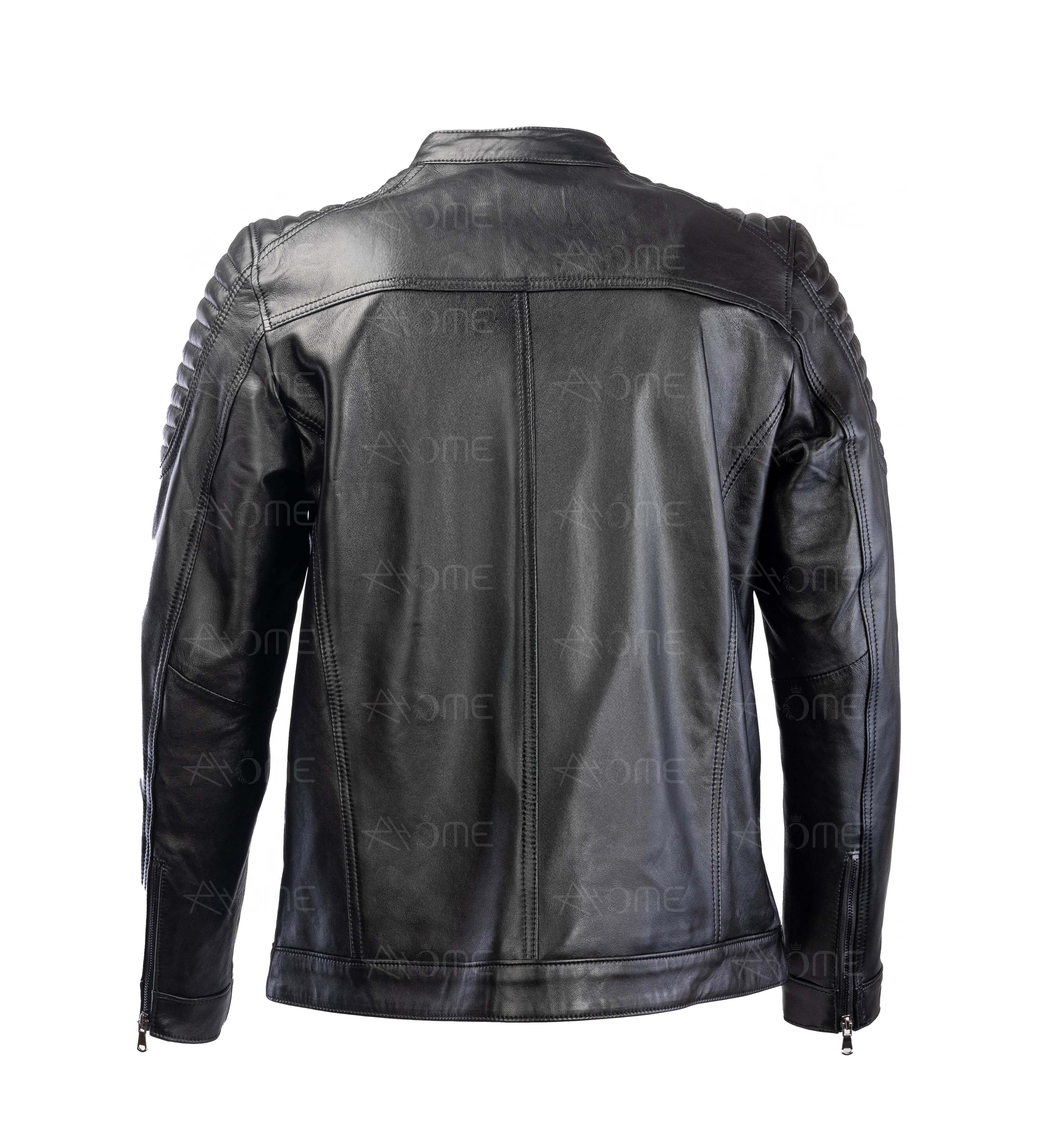 Blouson en cuir Noir 12700