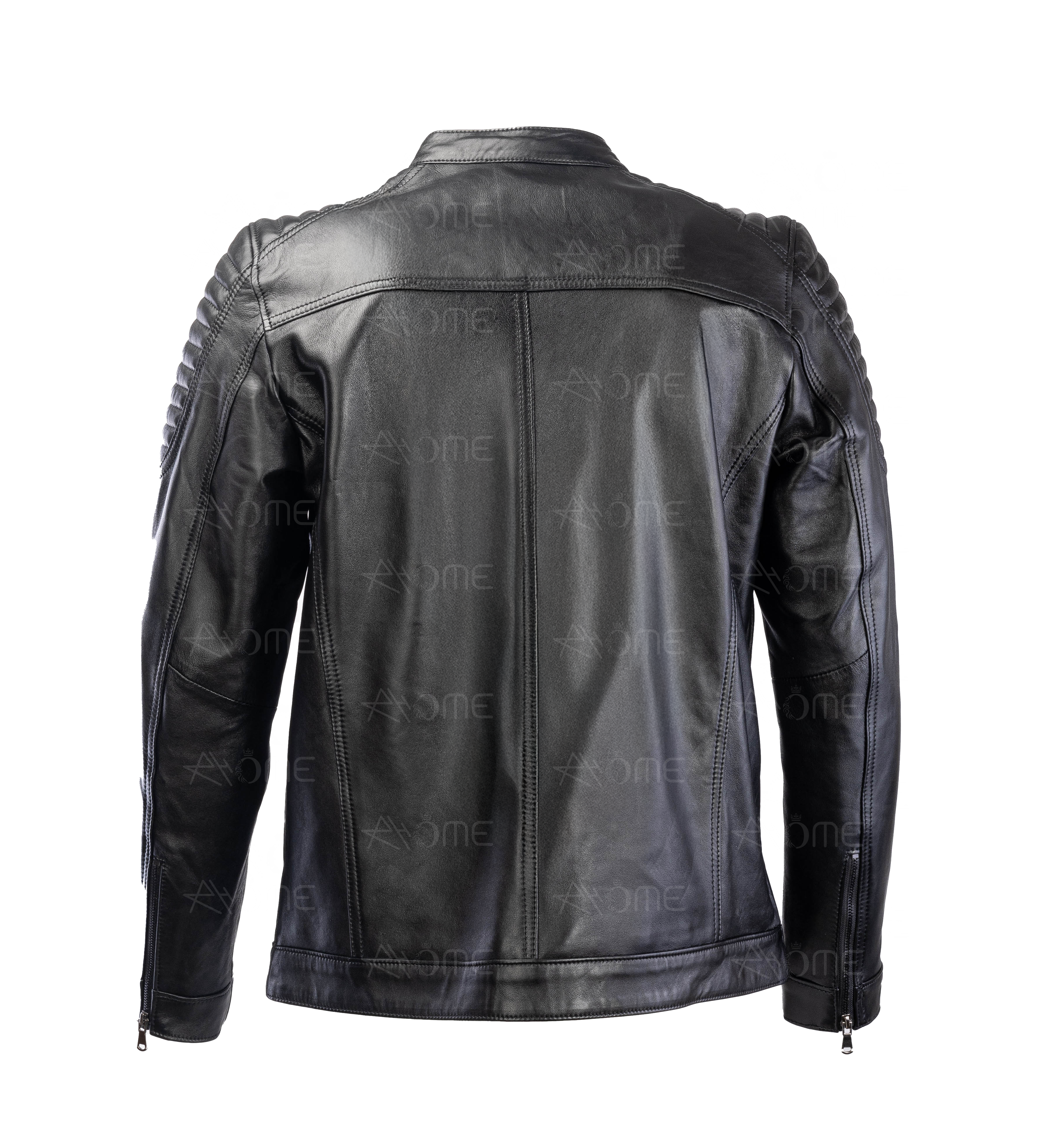 Blouson en cuir Noir 12700