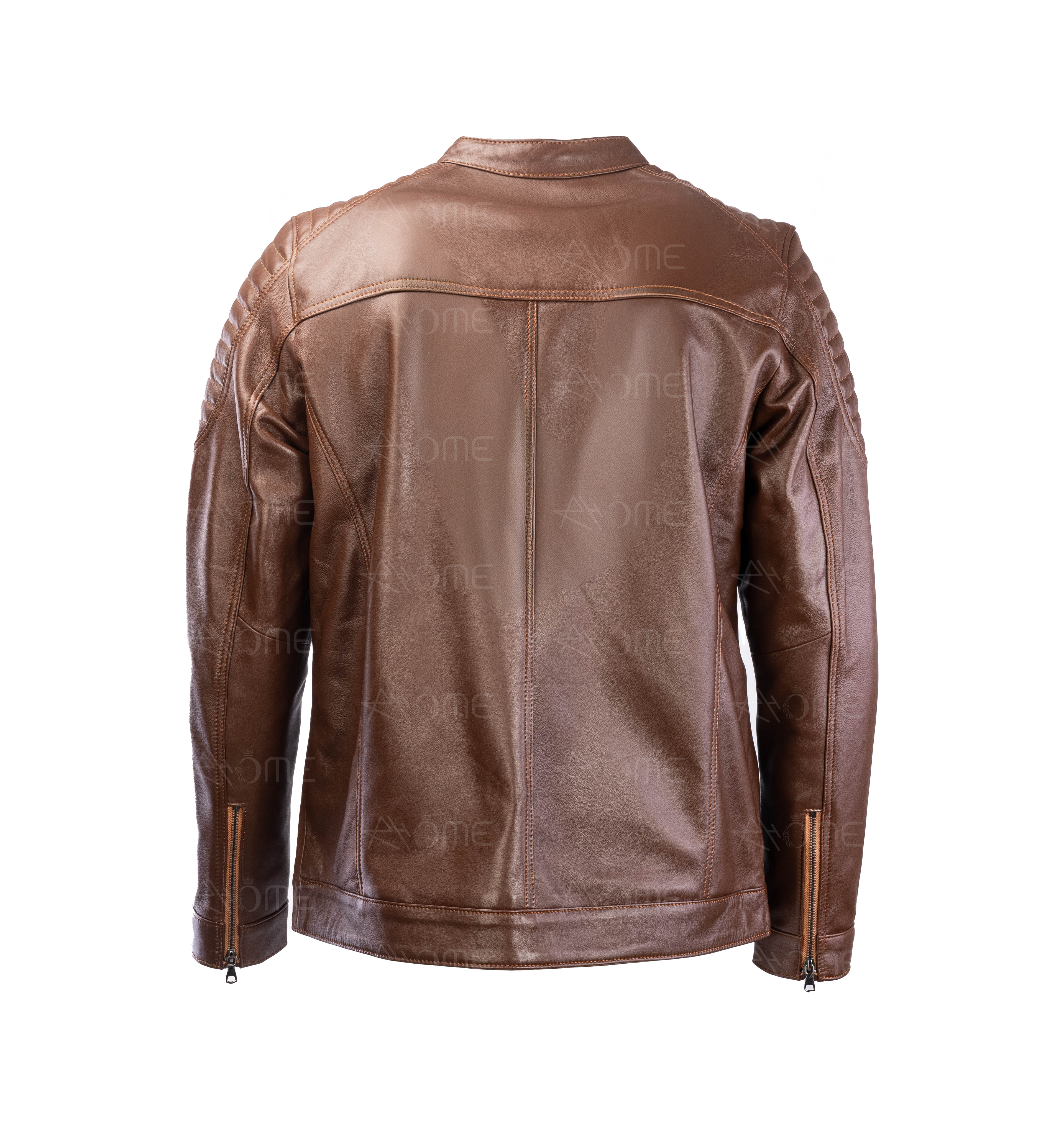 Blouson en cuir Tabac 12700