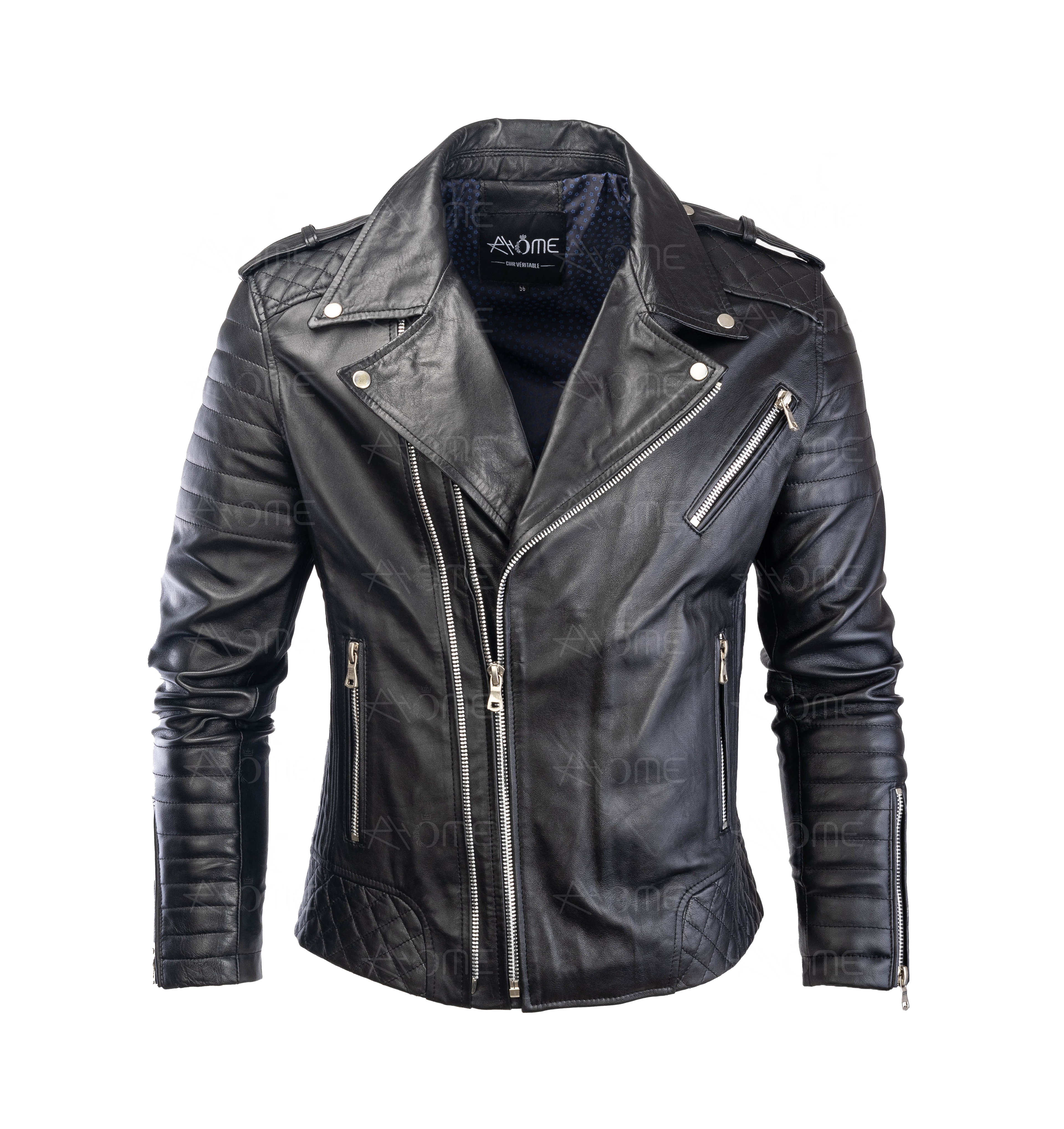 Perfecto en cuir noir 1299