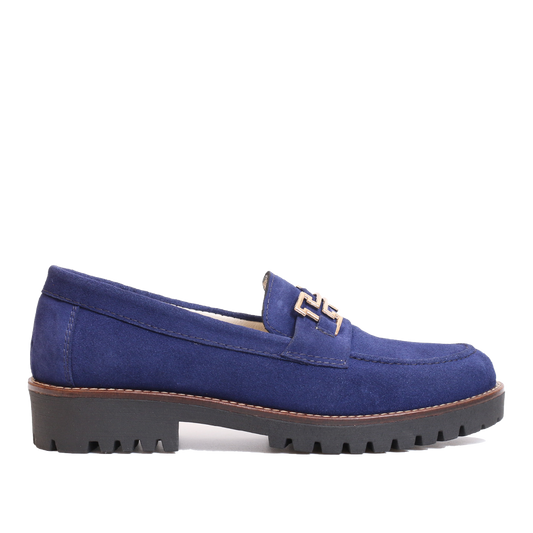 COLLEGE EN DAIM BLEU  133