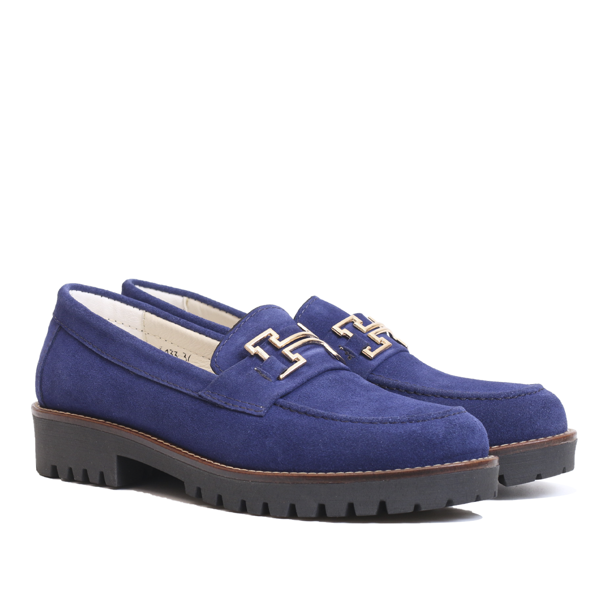 COLLEGE EN DAIM BLEU  133