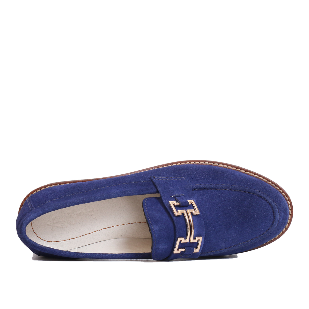 COLLEGE EN DAIM BLEU  133