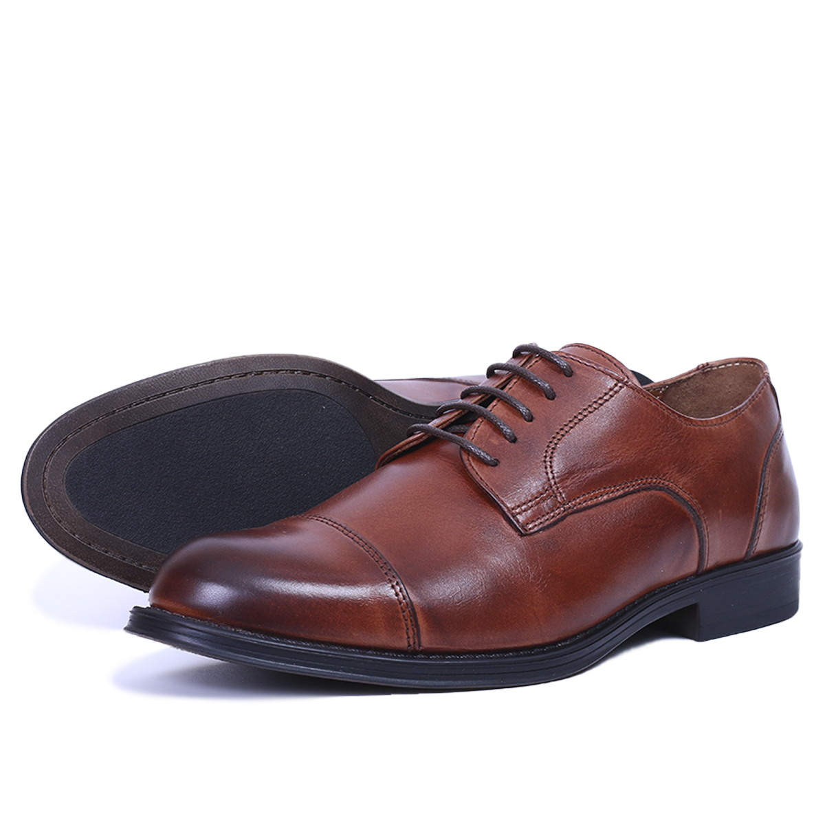 CHAUSSURES HOMME OXFORD (RICHELIEU) TABAC 1700