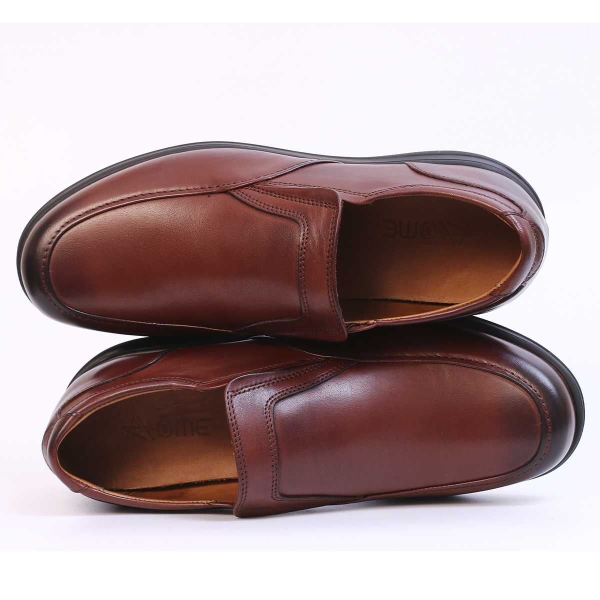 RelaxFit - Chaussure en Cuir Tabac