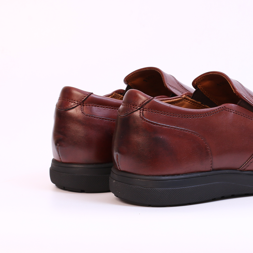 RelaxFit - Chaussure en Cuir Tabac