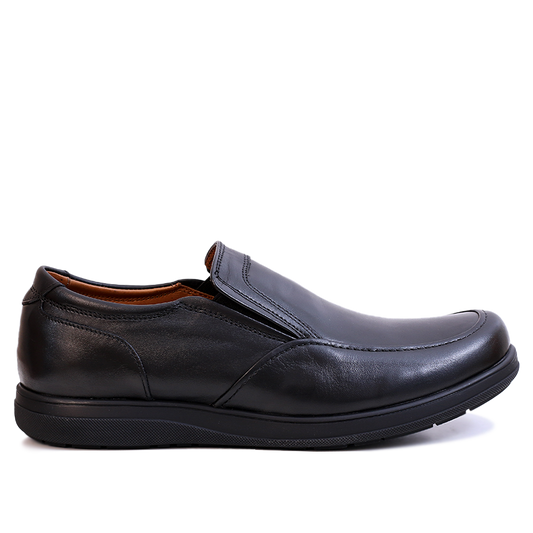 RelaxFit - Chaussure en Cuir Noir