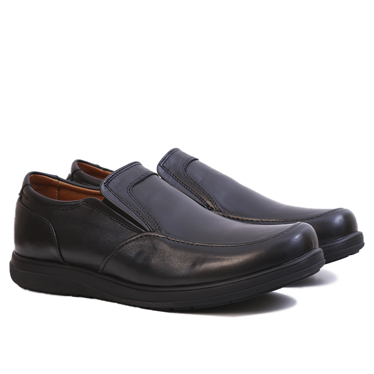 RelaxFit - Chaussure en Cuir Noir
