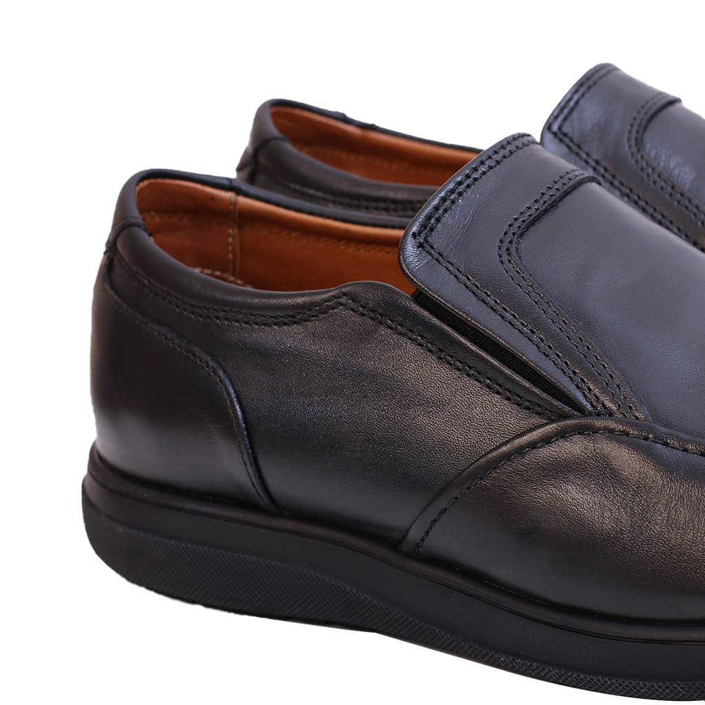 RelaxFit - Chaussure en Cuir Noir