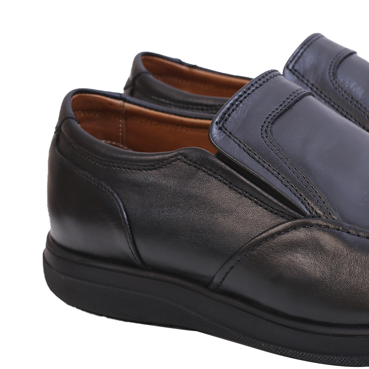 RelaxFit - Chaussure en Cuir Noir