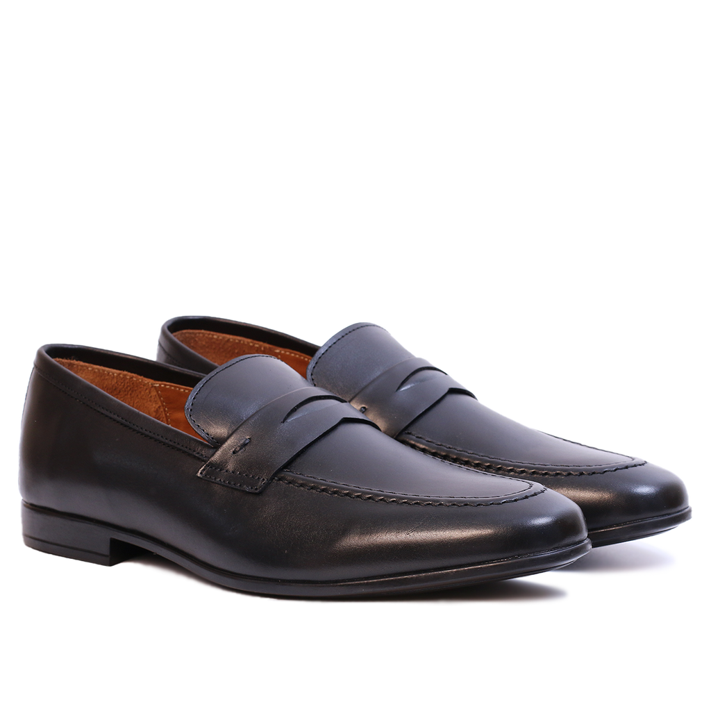 MIKE Loafer (Mocassin) Cuir Noir