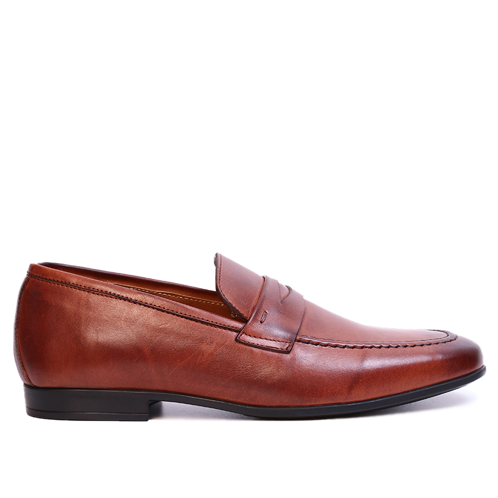 MIKE Loafer (Mocassin) Cuir Tabac