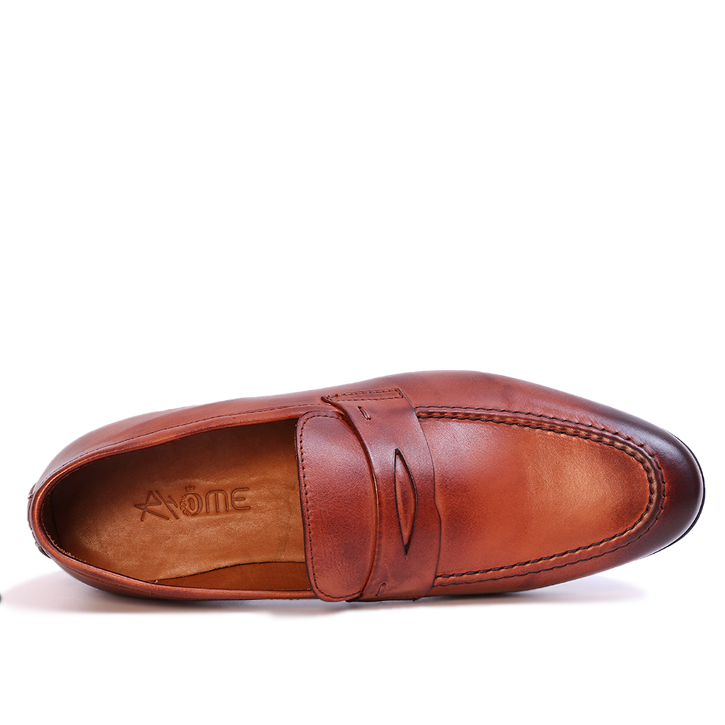 MIKE Loafer (Mocassin) Cuir Tabac